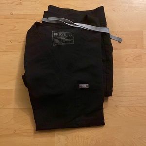 Figs black scrub set